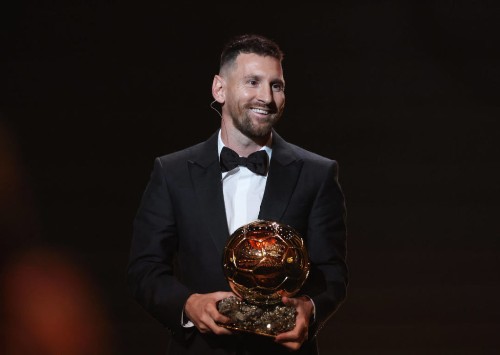 Messi, vincitore del Pallone d'Oro.